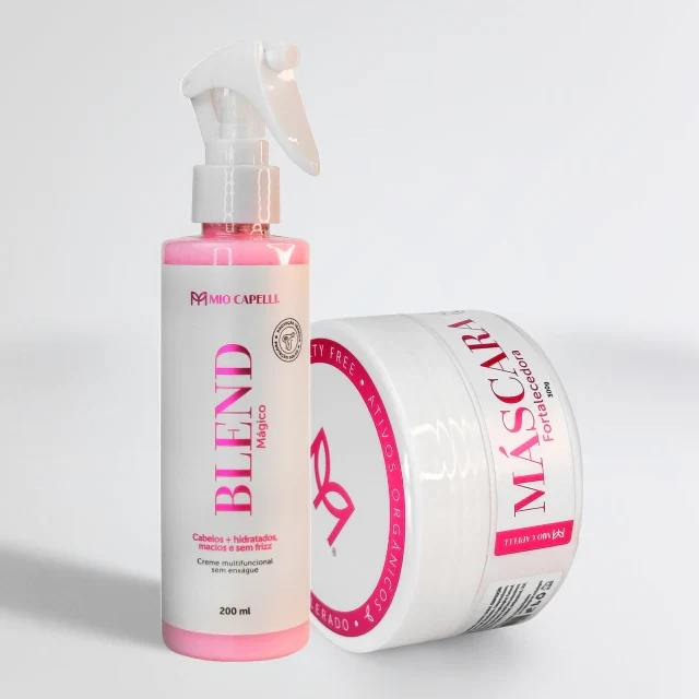 Kit Cabelo Sedoso (Máscara + Blend Mágico) Mio Capelli