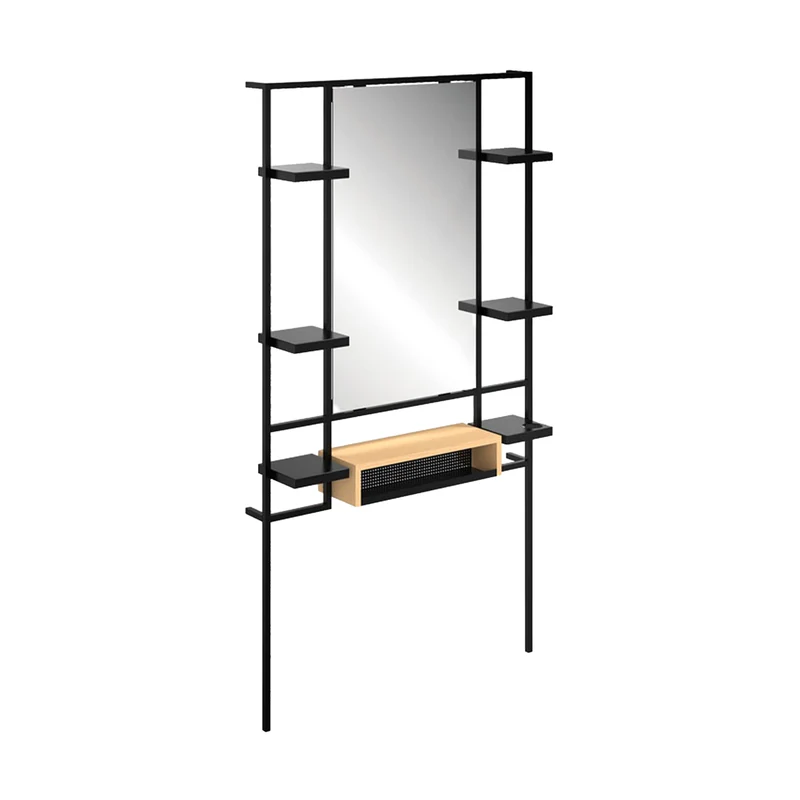 Coiffeuse PUR Noire Eclairage LED