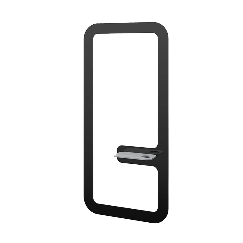 Coiffeuse POPPY B Noire Eclairage LED