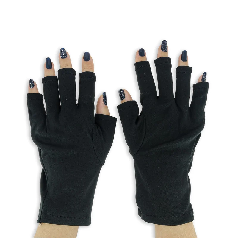 Paire de Gants Protection UV Noirs