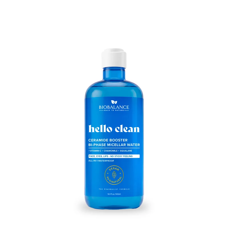 Eau Micellaire Bi-Phase Booster de Céramides HELLO CLEAN