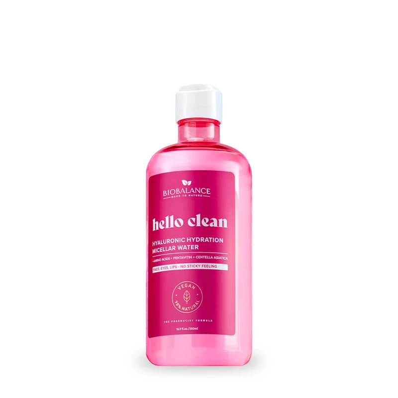 Eau Micellaire Hydratante à l'Acide Hyaluronique HELLO CLEAN