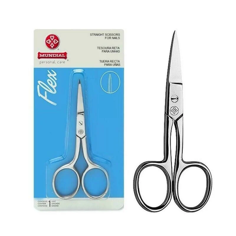 Tesoura de Unha Reta BC-326 Flex Mundial