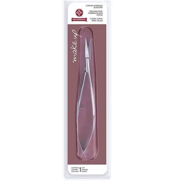 Tesoura de Sobrancelhas Curva BC-702 Mundial
