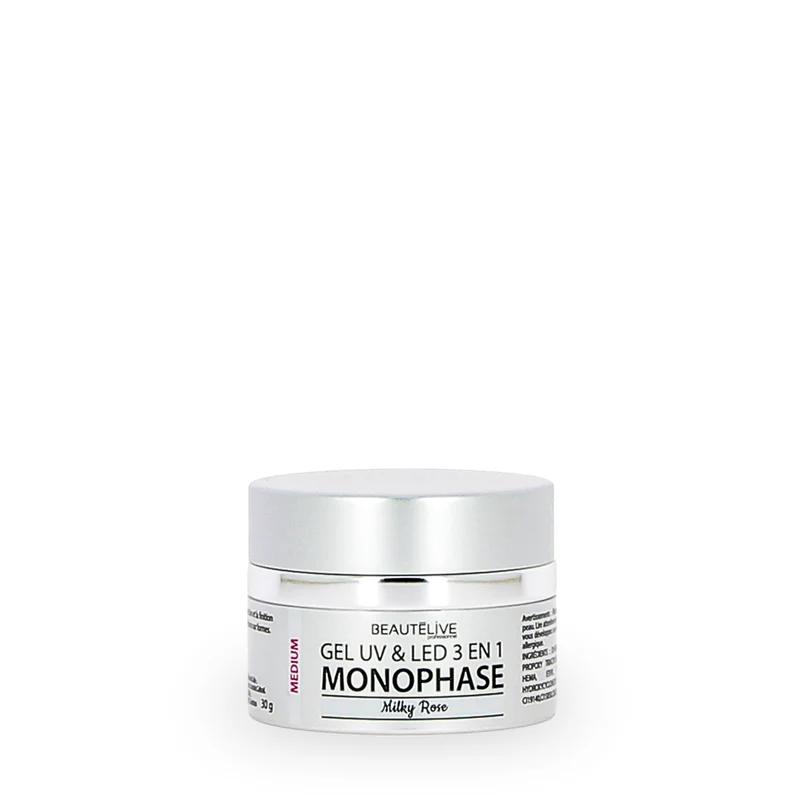 Gel UV & LED 3en1 Medium Milky Rose