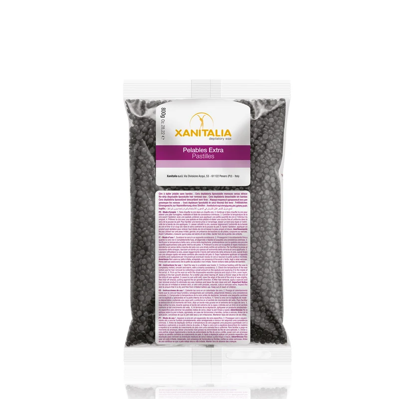 Cire Sans Bandes Elastique Noire Sachet