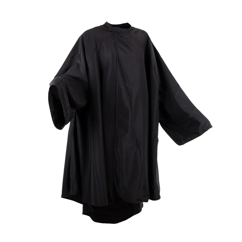 Peignoir Polyester Noir avec manches Brighton