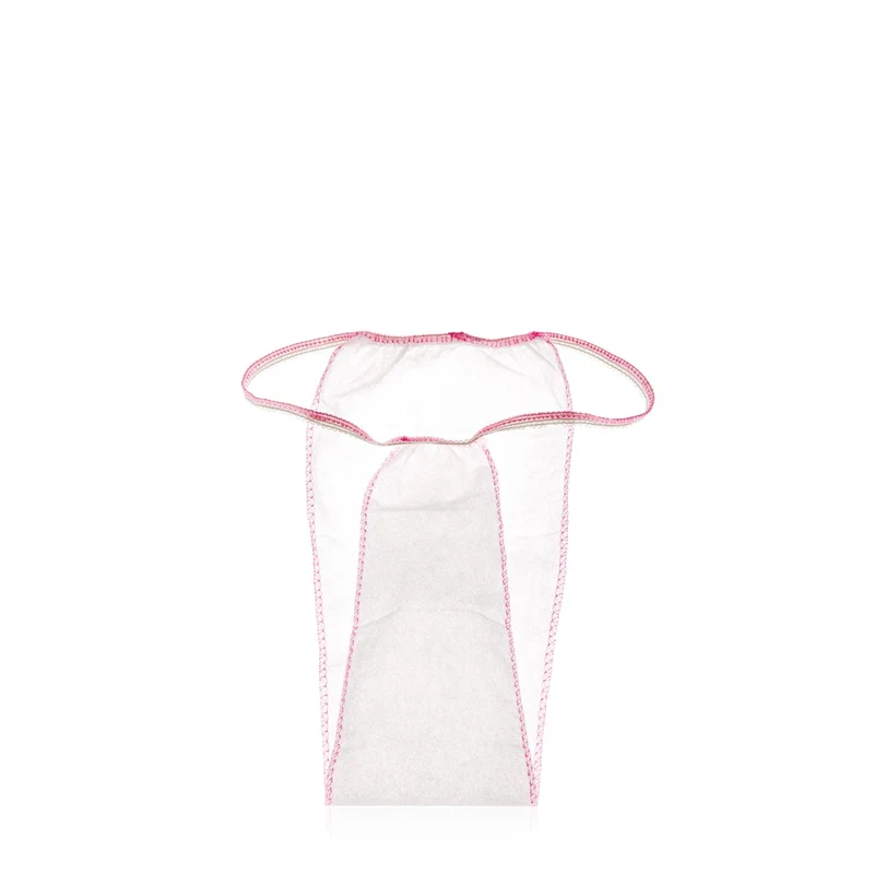 Tanga Jetable Femme Blanc X100