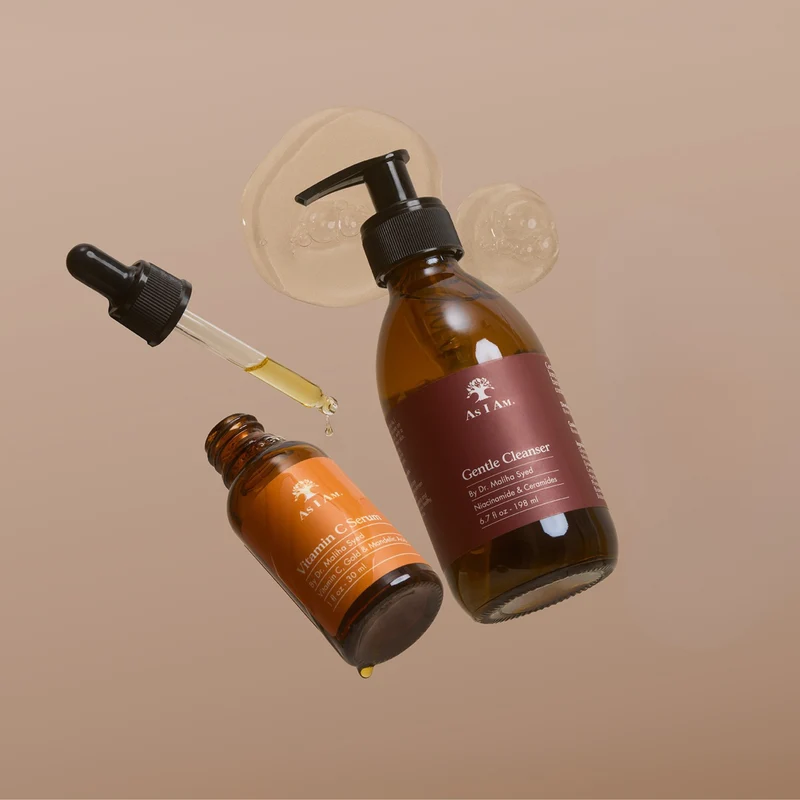 Sérum à la vitamine C et nettoyant doux