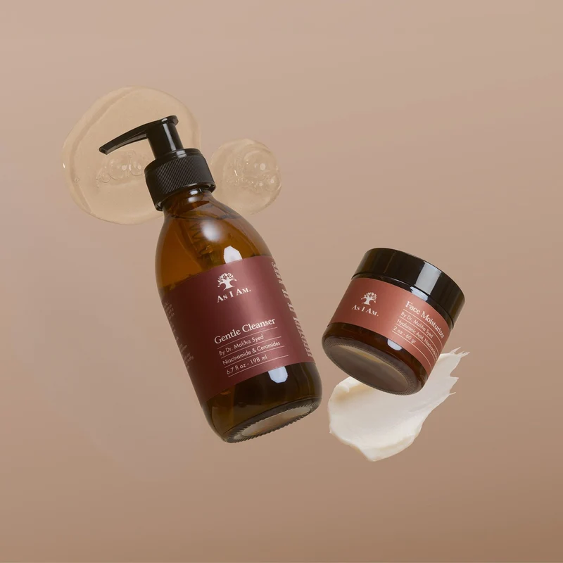 Nettoyant doux et crème hydratante pour le visage