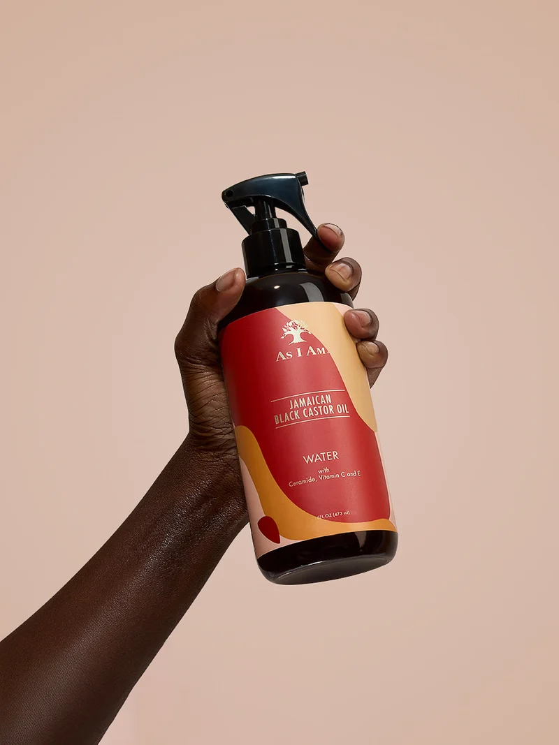 Eau d'huile de ricin noir de Jamaïque