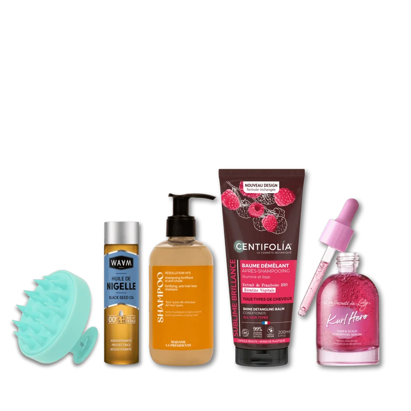 Routine chute de cheveux
