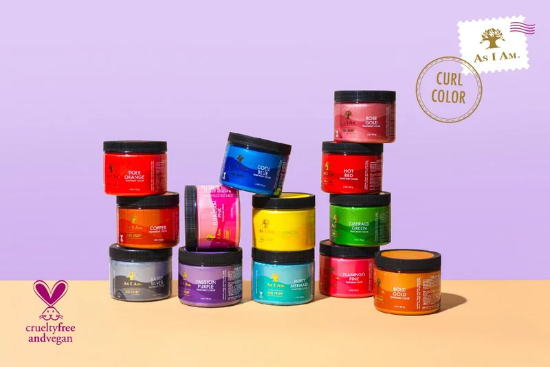 Carte postale sur la couleur des boucles