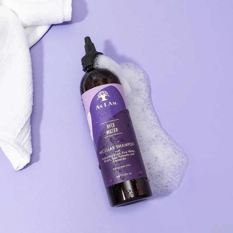Shampooing à l'eau de riz