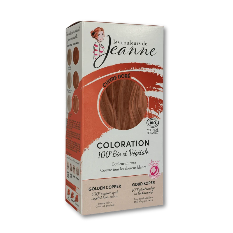 Coloration Végétale Cuivré Doré