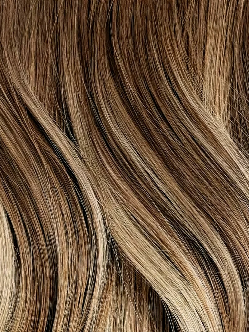 22" Chestnut Blonde Balayage Effortless Tape-Ins The Total Transformation Kit (150g)