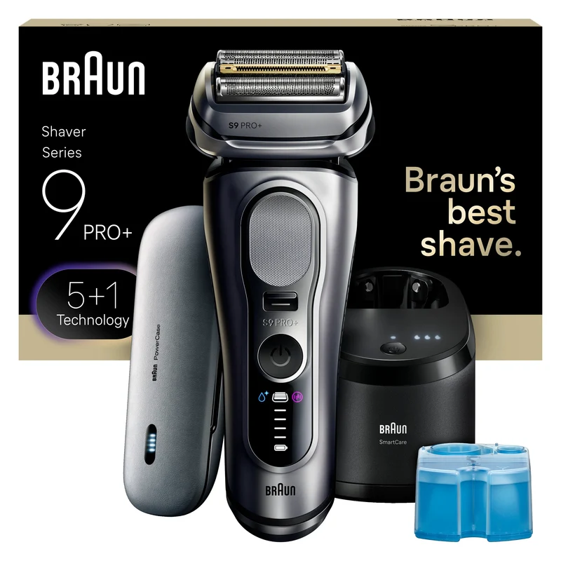 Rasoir pour homme avec étui de recharge, Braun Series 9 Pro 9677CC