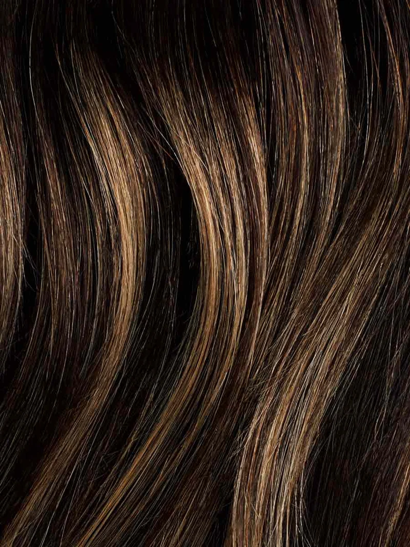 24" Seamless Dark Brown Balayage Clip-Ins (240g)