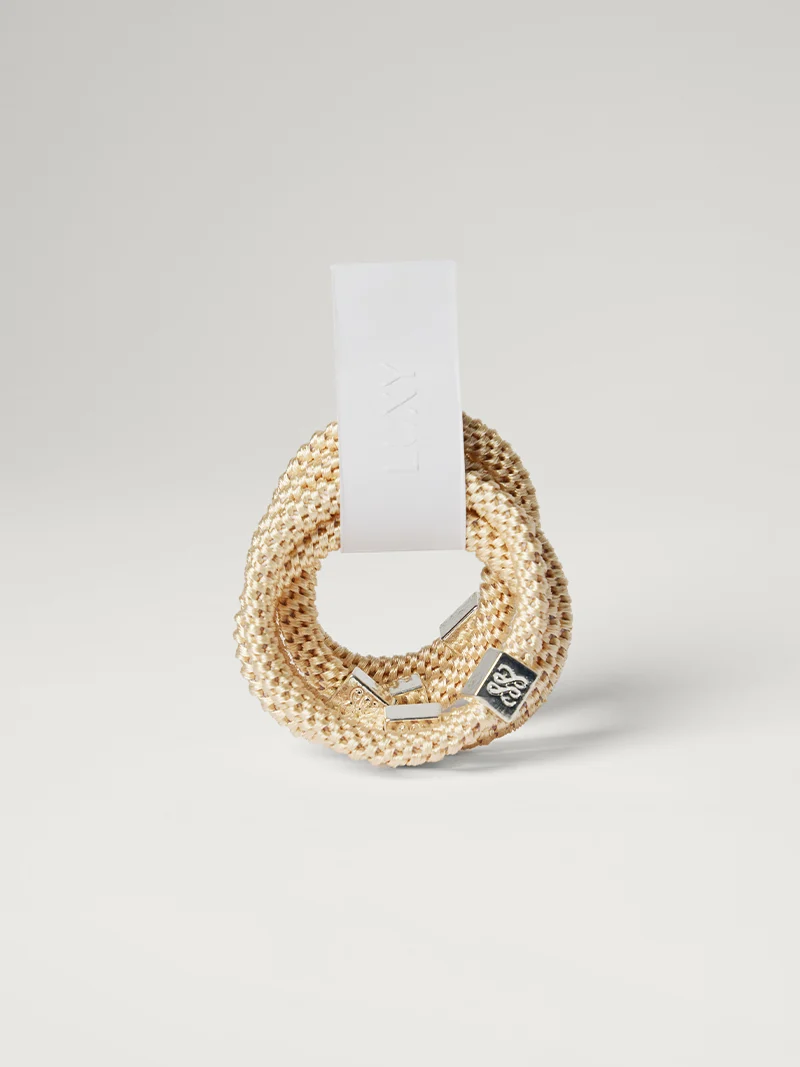Luxy Silver Gravity Defying Hair Ties - Blonde (Set of 5)