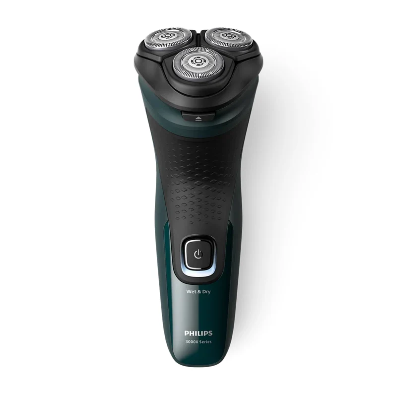 Rasoir rechargeable pour homme, vert, sec et humide, Philips 3000X