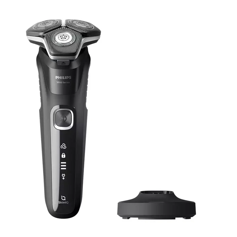 Rasoir rechargeable pour homme, noir, sec et humide, Philips Series 5000