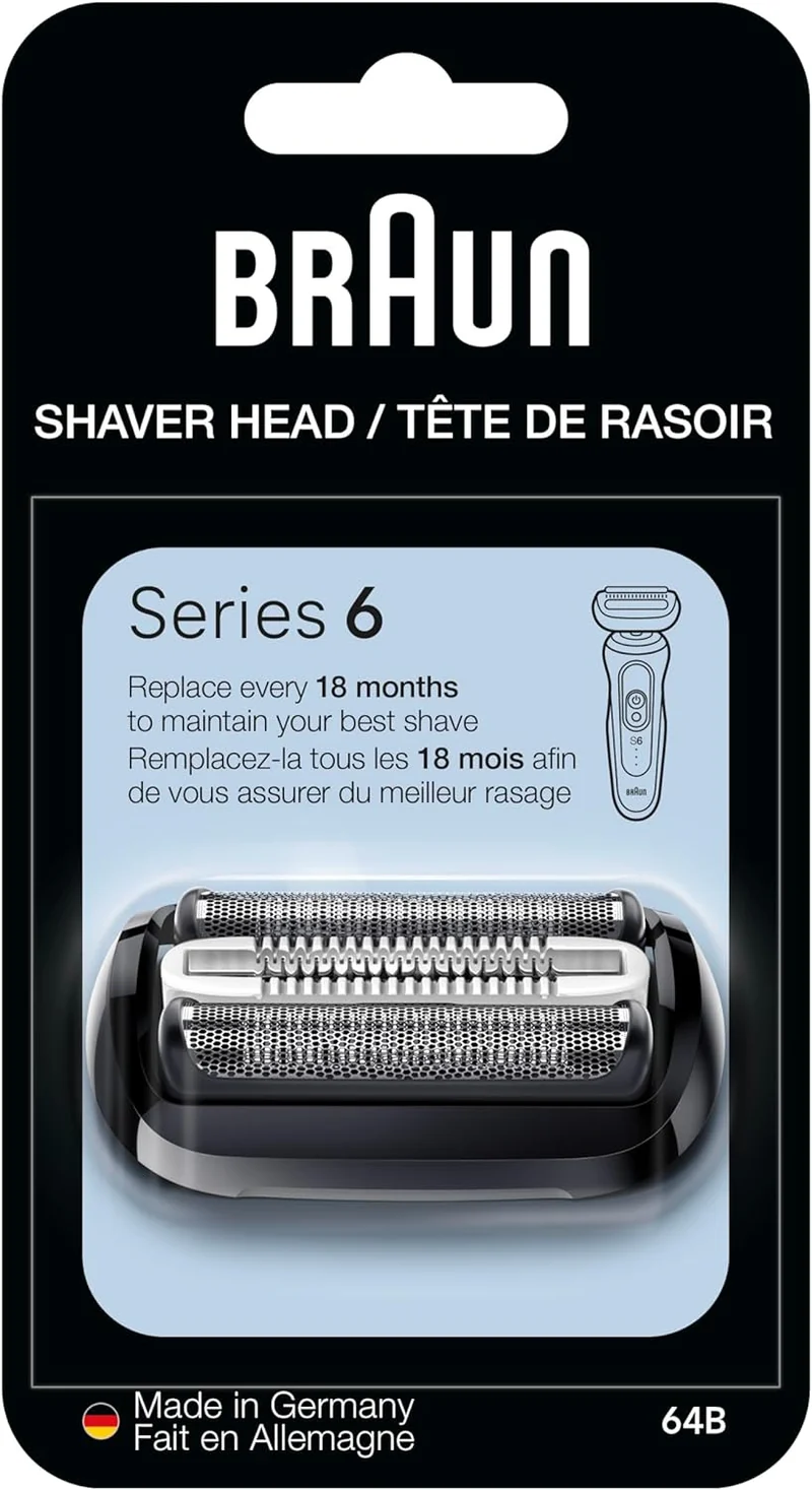 Grille et lames de remplacement, Braun Series 5 et 6