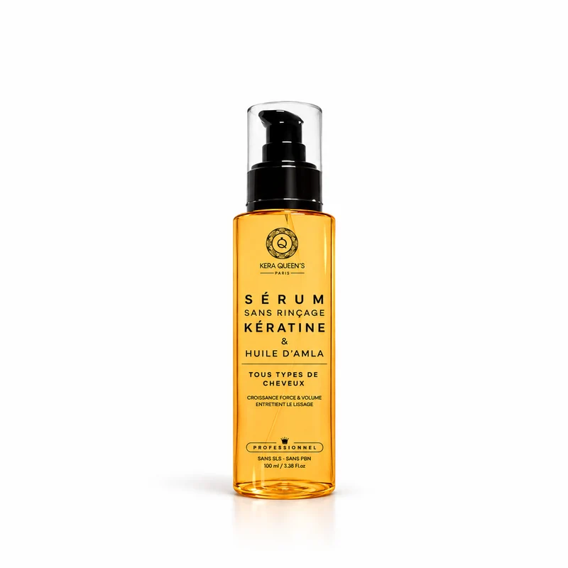 Sérum cheveux à l’huile d’Amla & kératine – Brillance, force et finition