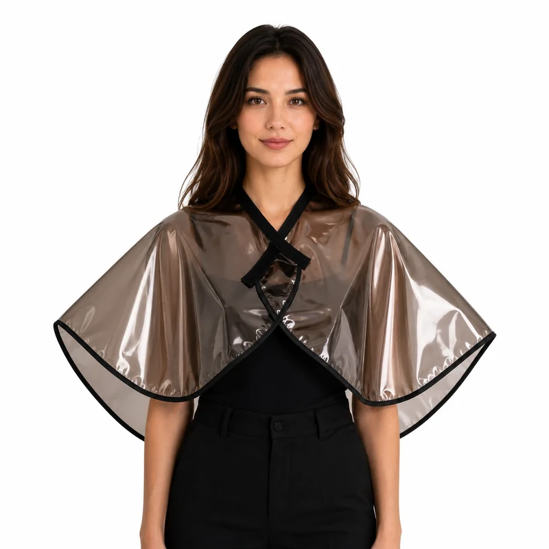 Cape de coupe professionnelle pour coiffure, coloration et lissage