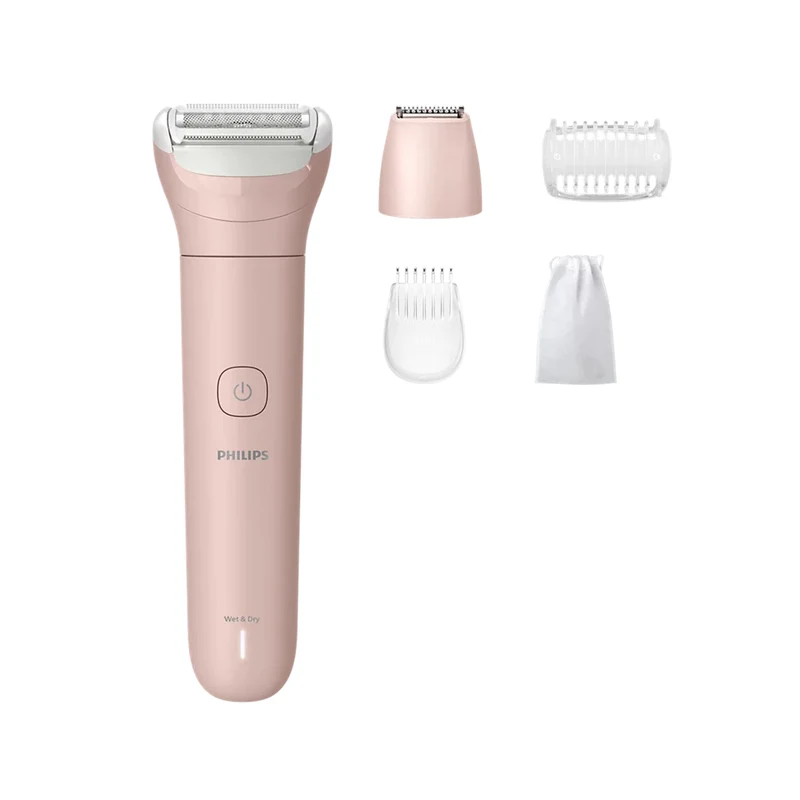 Rasoir rechargeable pour femme, peau sec et humide, Philips Series 6000 (nouveau)