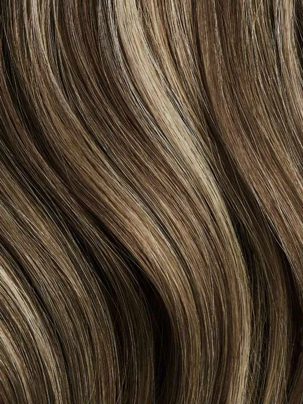 20" Classic Ash Brown Highlights Clip-Ins (220g)