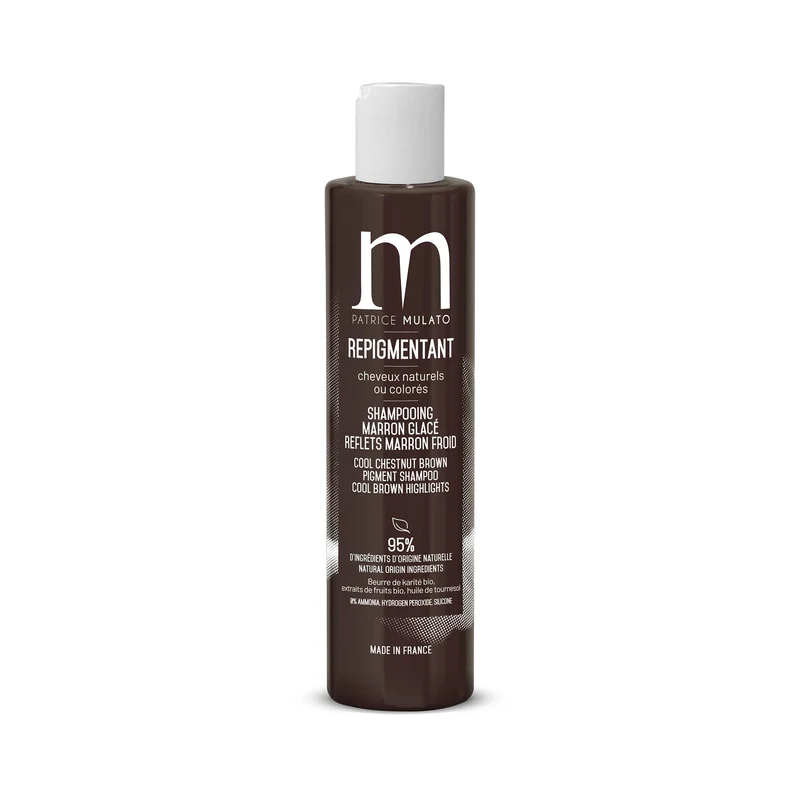 Mulato Shampoing Repigmentant Marron Glacé - Reflets Marron Froid 200ml
