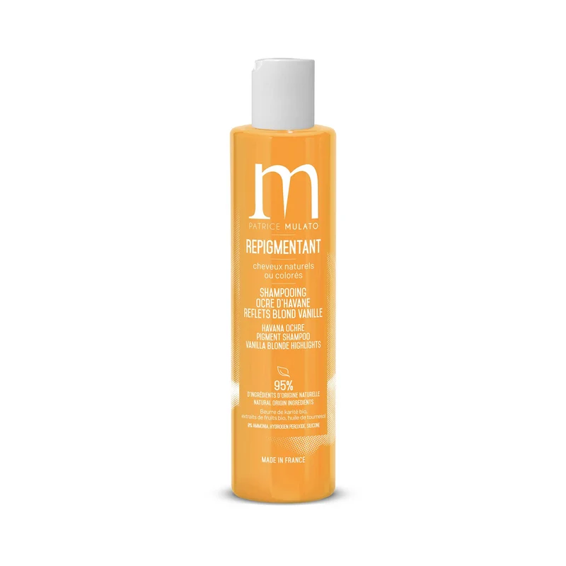 Mulato Shampoing Repigmentant Ocre d'Havane - Reflets Blond Vanillé 200ml