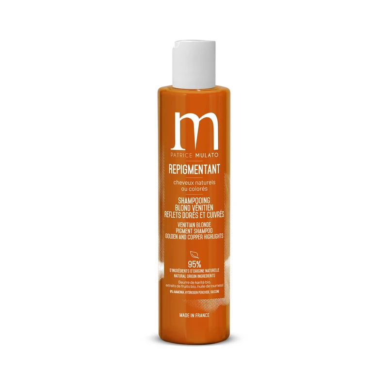 Mulato Shampoing Repigmentant Blond Vénitien - Reflets Dorés et Cuivrés 200ml