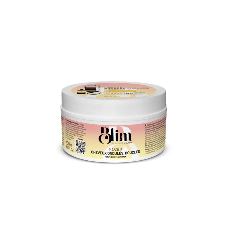 Mulato Masque Cheveux Ondulés Bouclés - Nutrition, Brillance, Protection 200ml