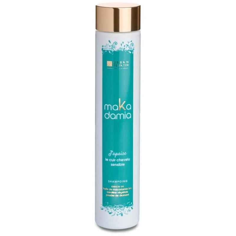Shampooing J'apaise Makadamia Urban Keratin – Cuir Chevelu Sensible 250ml / 1L | Keraliss