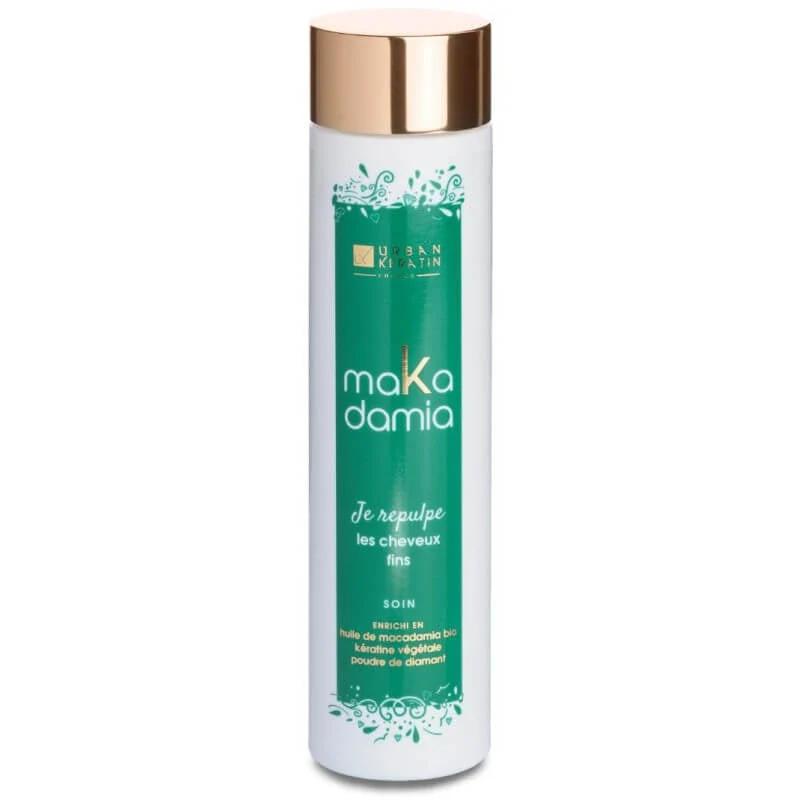 Soin Je Repulpe Makadamia Urban Keratin – Cheveux Fins 200ml / 1L | Keraliss