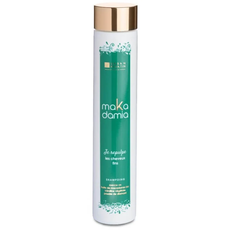 Shampooing Je Repulpe Makadamia Urban Keratin – Cheveux Fins 250ml / 1L | Keraliss