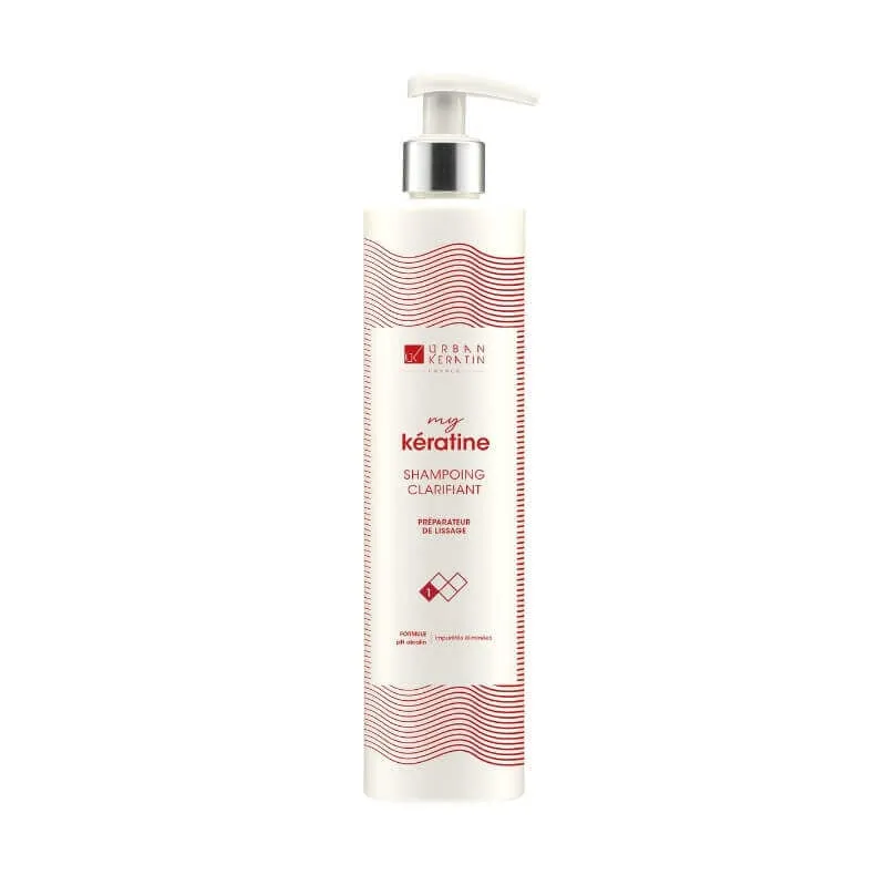 Shampooing Clarifiant Urban Keratin – Préparateur Lissage 400ml / 1L | Keraliss
