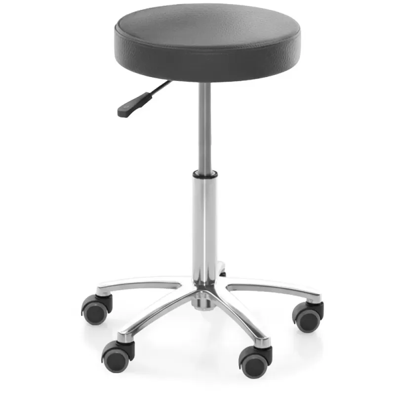 Tabouret de Coupe SANTIA-2 Noir — Hauteur Réglable