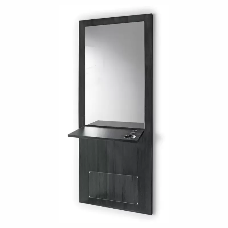 Coiffeuse DANY Noire avec Miroir et Tablette