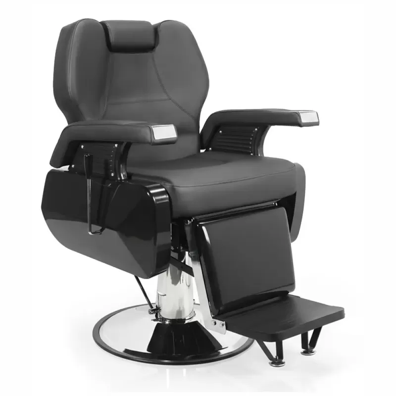 Fauteuil Barber PROMONT-2-45 — Noir Chromé