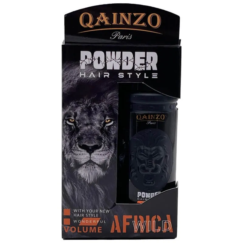 Qainzo Paris Poudre Wax Volume 20g — Effet Décoiffé & Matifiant Homme