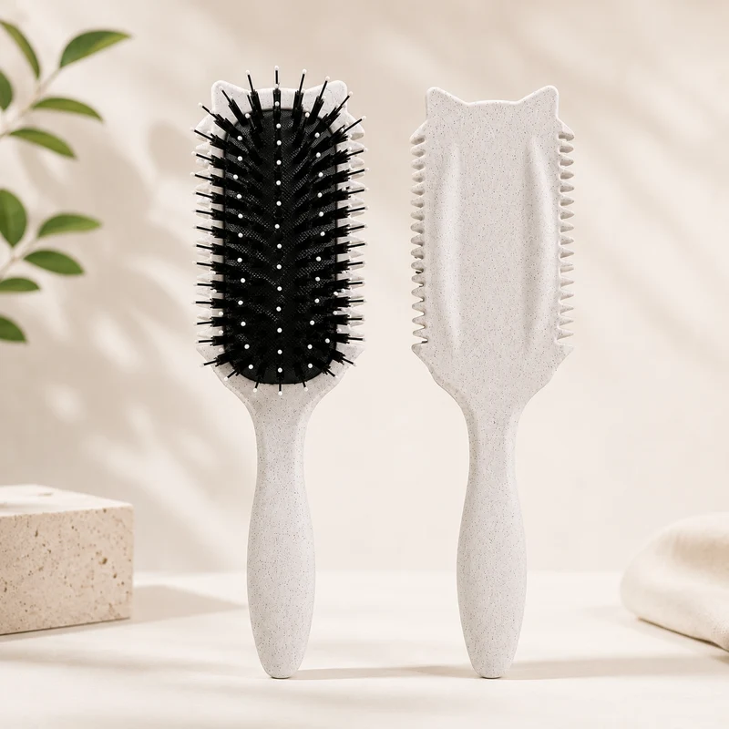 Brosse Définition Boucles Professionnelle – Anti-Frisottis pour Cheveux Bouclés, Frisés et Crépus
