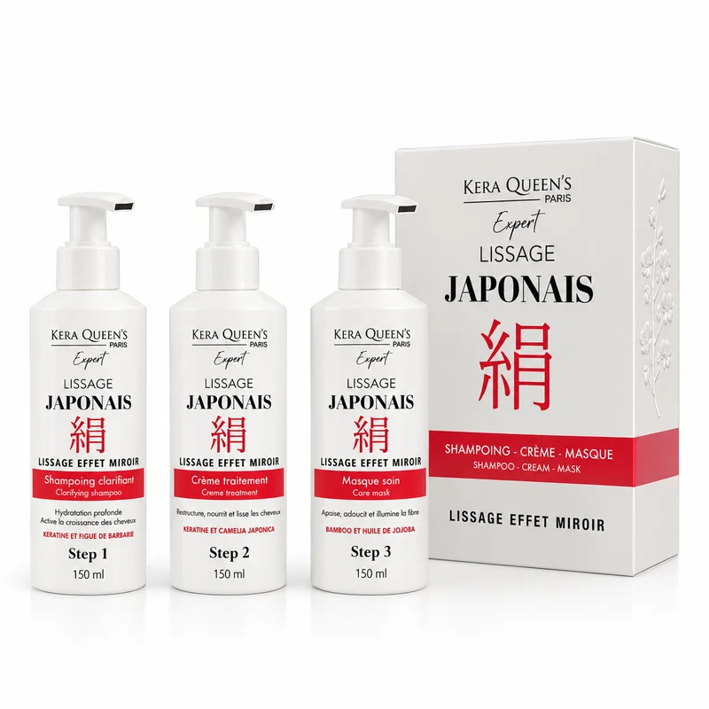 Lissage Japonais Effet Miroir – Mini Kit Professionnel Sans Formol