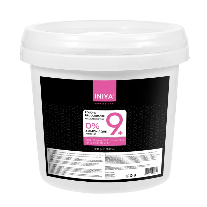Iniya Poudre Décolorante Sans Ammoniaque Blond Premium Lightener 9+ 1kg