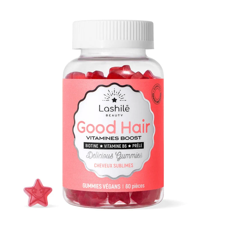 Lashilé Beauty Good Hair Vitamins — Cure Cheveux Croissance & Vitalité | Programmes 1 mois & 3 mois