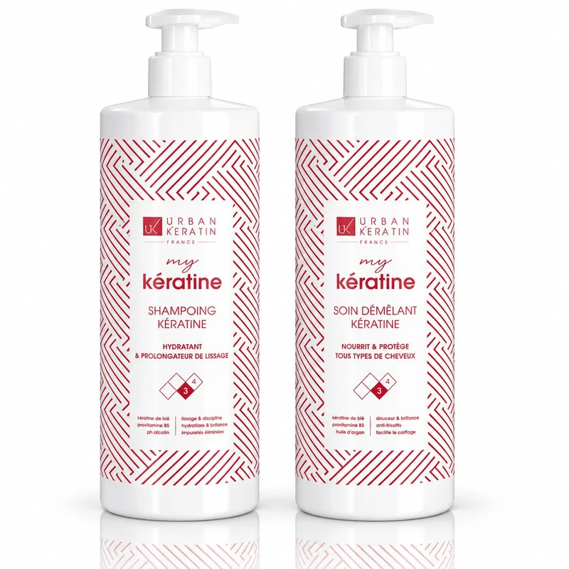 Urban Keratin Duo Kératine Grand Format 1L — Rituel Réparateur Kératine