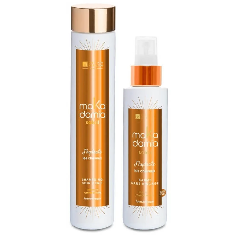Routine Solaire 2-en-1 Makadamia Urban Keratin – Duo Shampooing + Baume | Keraliss