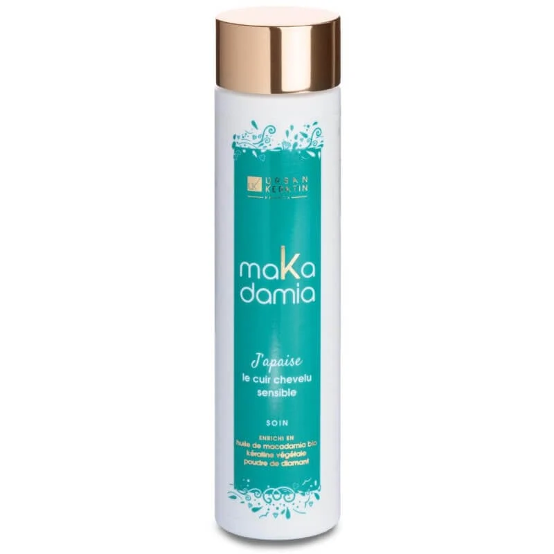 Soin J'apaise Makadamia Urban Keratin – Cuir Chevelu Sensible 200ml / 1L | Keraliss