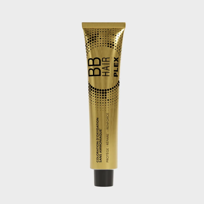 Coloration BBHair PLEX 100ml tube doré — Sans Ammoniaque (67 Nuances Professionnelles)